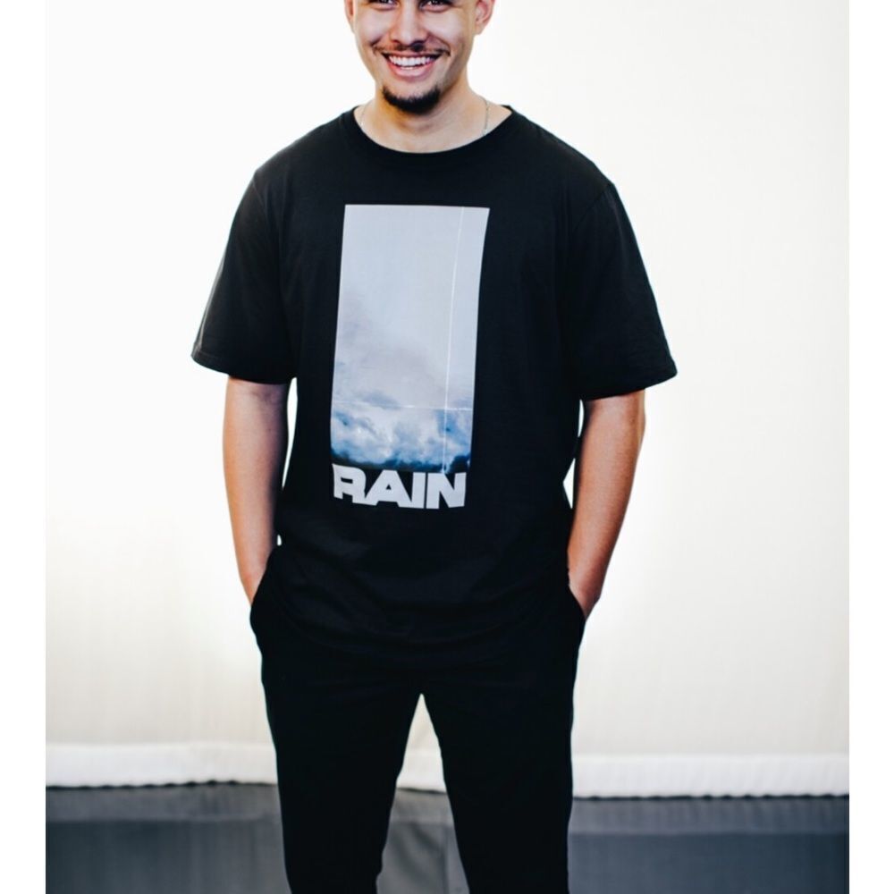 Planetshakers Rain‎ Collection "RAIN" Black Tee L